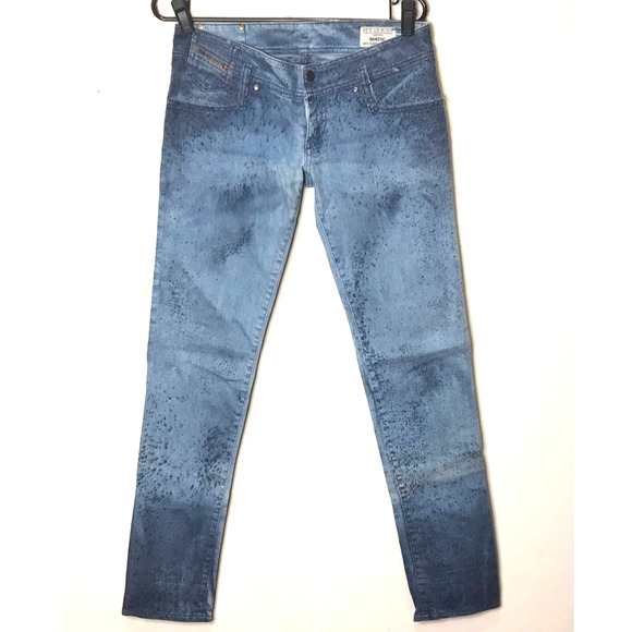 DIESEL JEANS MATIC WASH 00816 STRETCH WOMENS SIZE W27 L32 - Picture 1 of 15